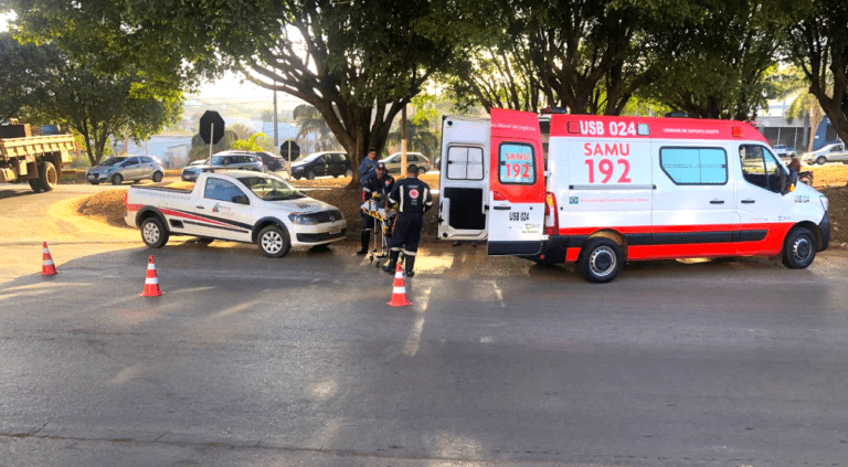 Acidente em agosto de 2023 na Av. JK. Fotografia: Igor Nunes