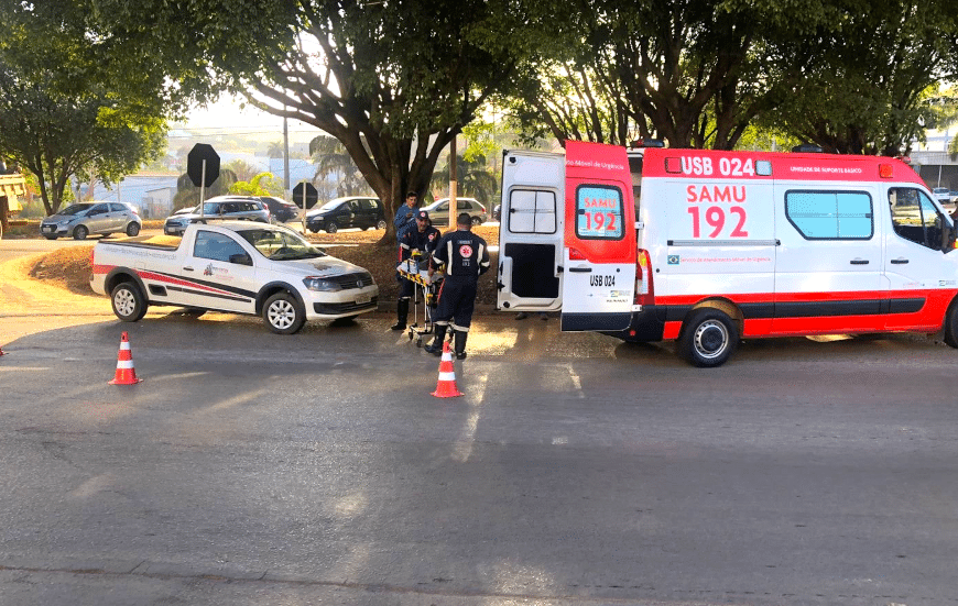 Acidente em agosto de 2023 na Av. JK. Fotografia: Igor Nunes